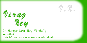 virag ney business card